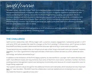 Sustainable Growth and Agility: Swift Currie’s Move to the Cloud