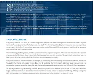 A Law Firm’s Journey Towards Modernization