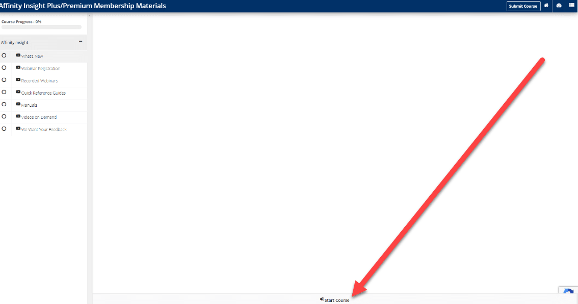 Affinity Insight Start Course