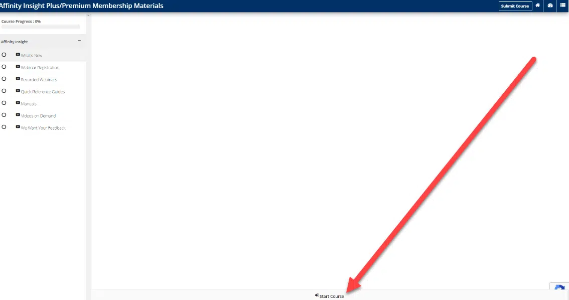 Affinity Insight Start Course