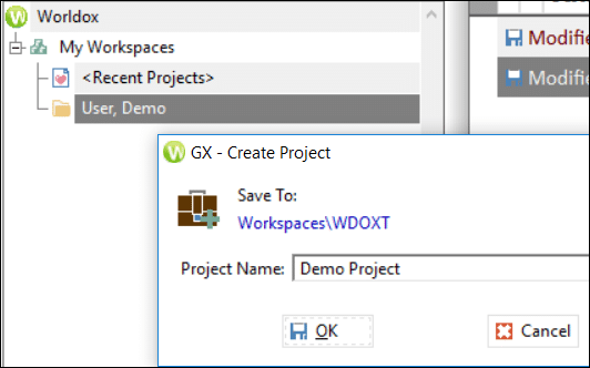 Projects in Worldox naming project