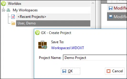 Projects in Worldox naming project