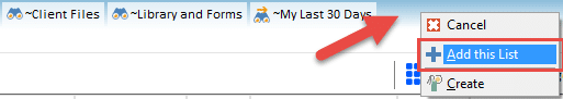 Save searches as bookmarks in Worldox