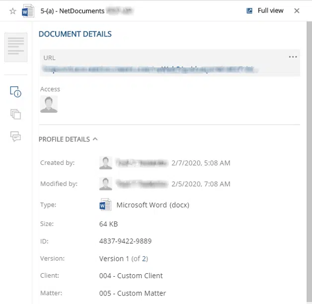 SmartView Details Panel
