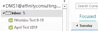 Worldox icon displayed with Advanced Email Agent